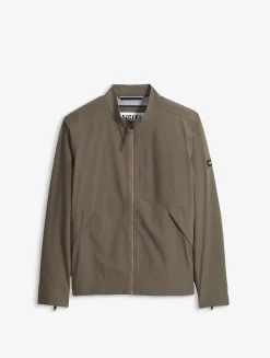 Blouson softshell 3 couches déperlant et chaud avec poches zippées - Marron