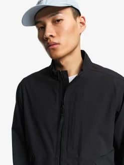 Blouson softshell 3 couches déperlant et chaud avec poches zippées - Noir
