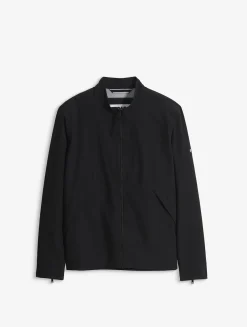 Blouson softshell 3 couches déperlant et chaud avec poches zippées - Noir