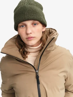 Bonnet en maille - Kaki