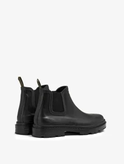 Boots de pluie mixtes Chelsea - look urbain en caoutchouc naturel Made in France - Noir