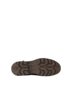Botte PARCOURS doublure cuir avec bride et boucle de serrage - Marron