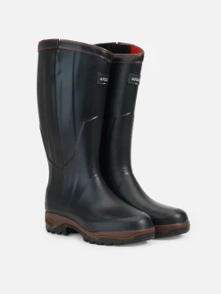 Botte PARCOURS doublure Néoprène avec zip intégral étanche - Kaki