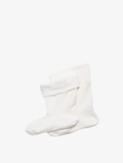Chaussettes en polaire pour bottes mi-hauteur - Blanc