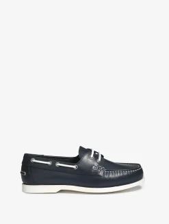 Chaussure bateau cuir pour homme : élégante, intemporelle, résistante et respirante - Bleu