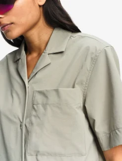 Chemise à col cubain anti-UV DRY FAST TEXTILE® - Kaki
