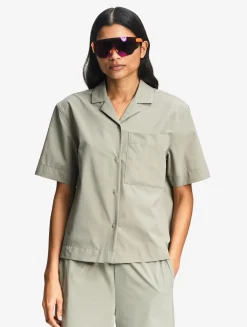 Chemise à col cubain anti-UV DRY FAST TEXTILE® - Kaki