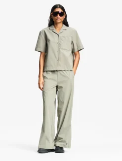 Chemise à col cubain anti-UV DRY FAST TEXTILE® - Kaki