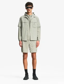 Chemise à manches courtes anti-UV avec poches - Kaki