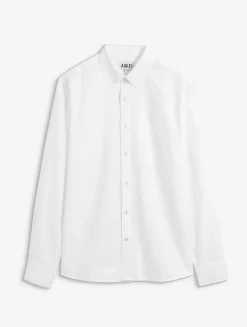 Chemise oxford avec logo sur la poitrine DRY FAST TEXTILE® - Blanc