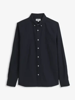 Chemise oxford avec logo sur la poitrine DRY FAST TEXTILE® - Bleu