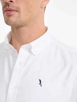 Chemise oxford DFT® et UV-C® à manches longues - Blanc