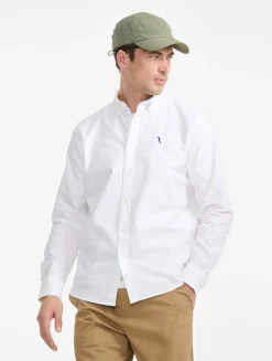 Chemise oxford DFT® et UV-C® à manches longues - Blanc