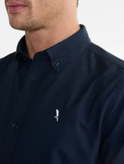Chemise oxford DFT® et UV-C® à manches longues - Bleu