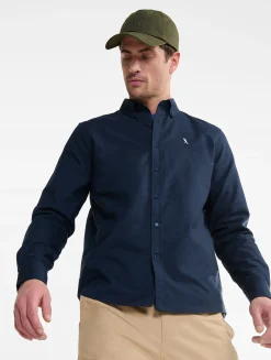 Chemise oxford DFT® et UV-C® à manches longues - Bleu