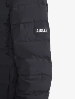 Doudoune courte T-KIT déperlante avec matelassage en duvets et plumes - Noir