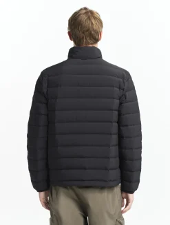 Doudoune courte T-KIT déperlante avec matelassage en duvets et plumes - Noir