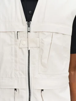 Gilet multi-poches déperlant anti-UV - Beige