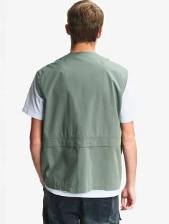 Gilet multi-poches déperlant anti-UV - Vert