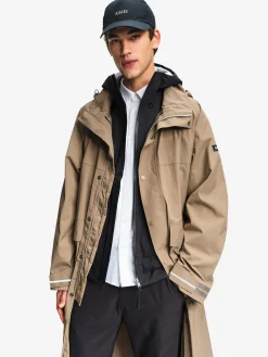 Imperméable cycliste réfléchissant MTD - Marron