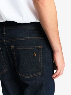 Jean droit à 5 poches - Bleu