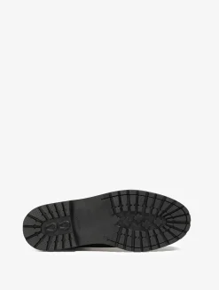La botte chelsea en cuir made in Europe - Noir