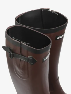 La botte de pluie boyfriend, fabriquée en france - Marron