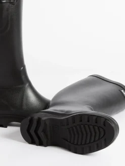 La botte de pluie boyfriend, fabriquée en France - Noir