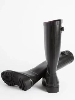 La botte de pluie boyfriend, fabriquée en France - Noir