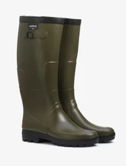 La botte experte légère pour mollets larges - Kaki