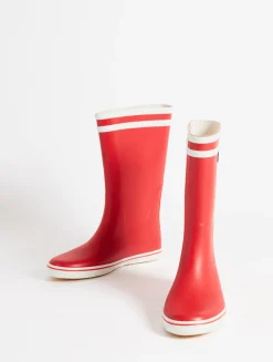 La botte femme iconique du bord de mer - Rouge
