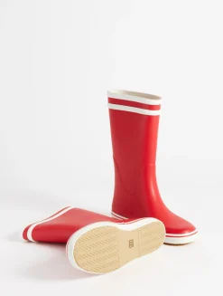 La botte femme iconique du bord de mer - Rouge