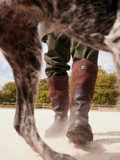 La botte homme GORE-TEX® en cuir et fourrée - Marron