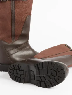 La botte homme GORE-TEX® en cuir et fourrée - Marron
