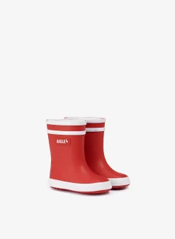 La botte iconique des premiers pas, en version fourrée - Rouge