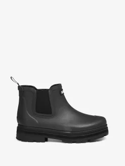 La bottine de pluie fourrée hybride, pour un style à toute épreuve - Noir