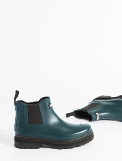 La bottine de pluie hybride pour femme, pour un style à toute épreuve - Bleu