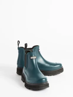 La bottine de pluie hybride pour femme, pour un style à toute épreuve - Bleu