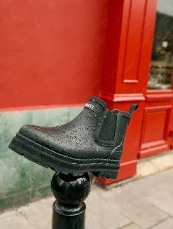 La bottine de pluie hybride, pour un style à toute épreuve - Noir