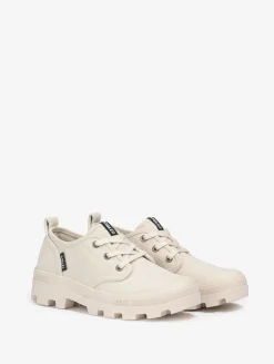 La chaussure de marche en coton recyclé, en version basse - Beige