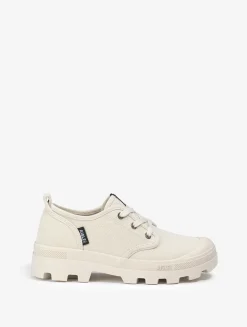 La chaussure de marche en coton recyclé, en version basse - Beige
