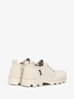 La chaussure de marche en coton recyclé, en version basse - Beige
