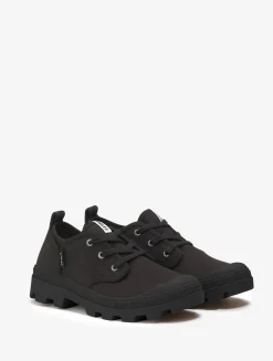 La chaussure de marche en coton recyclé, en version basse - Noir