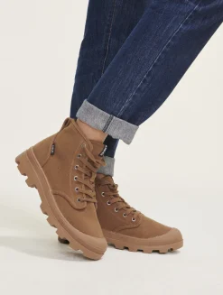 La chaussure de marche en coton recyclé - Marron