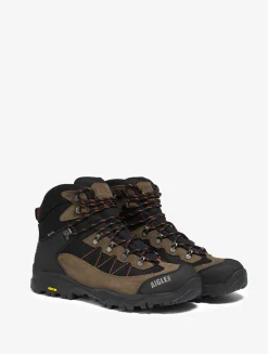 La chaussure de marche étanche avec semelle Vibram. - Noir