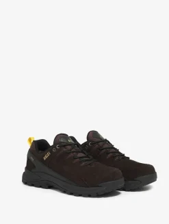 La chaussure de marche ultra légère et étanche en cuir - Noir