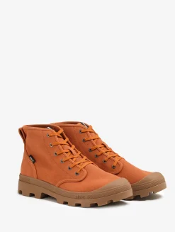 La chaussure polyvalente en coton recyclé. - Orange