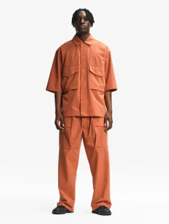 La chemise mixte ample Aigle Experience by Études - Orange