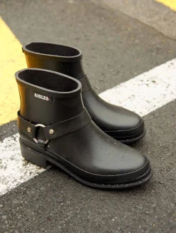 La nouvelle botte à l’esprit rock & biker - Noir