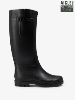 La plus féline des bottes de pluie - Noir